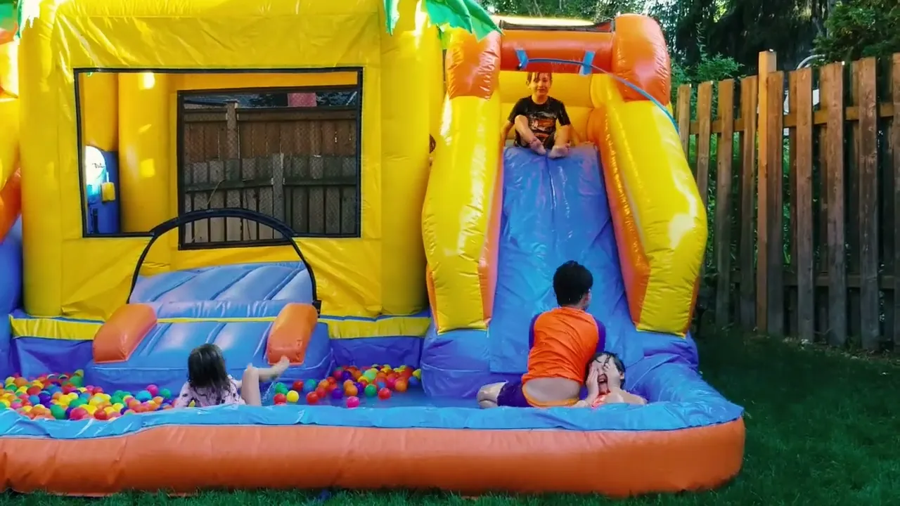 Amazonian Rapids Bouncy House