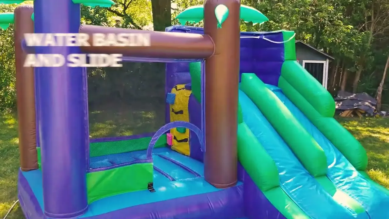 Bouncy House Rain Forest Splash